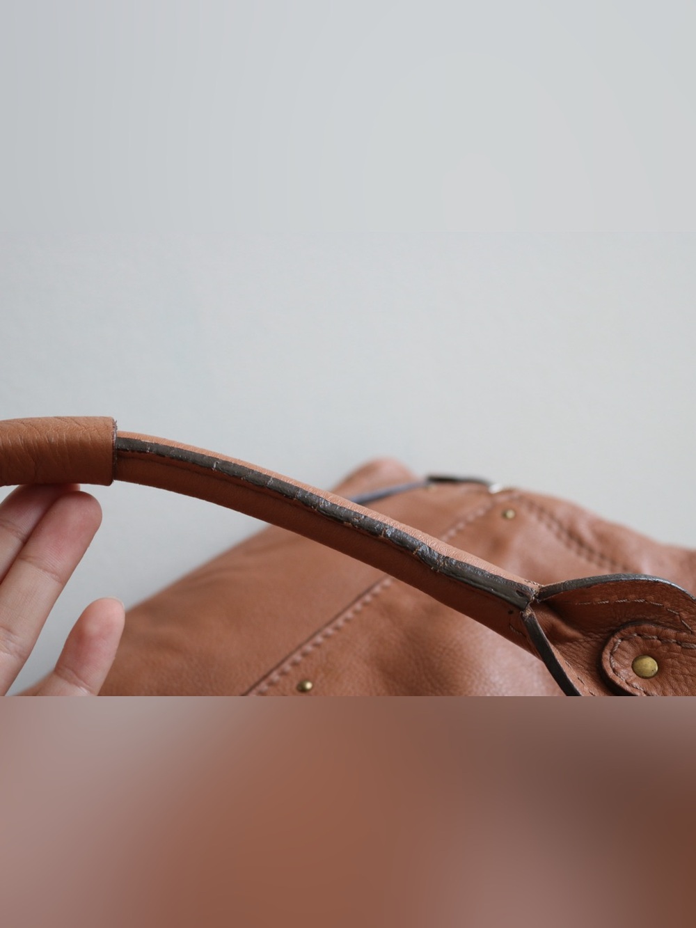 Chloe Paddington Tote Bag Light Brown Leather - Picture 13 of 15